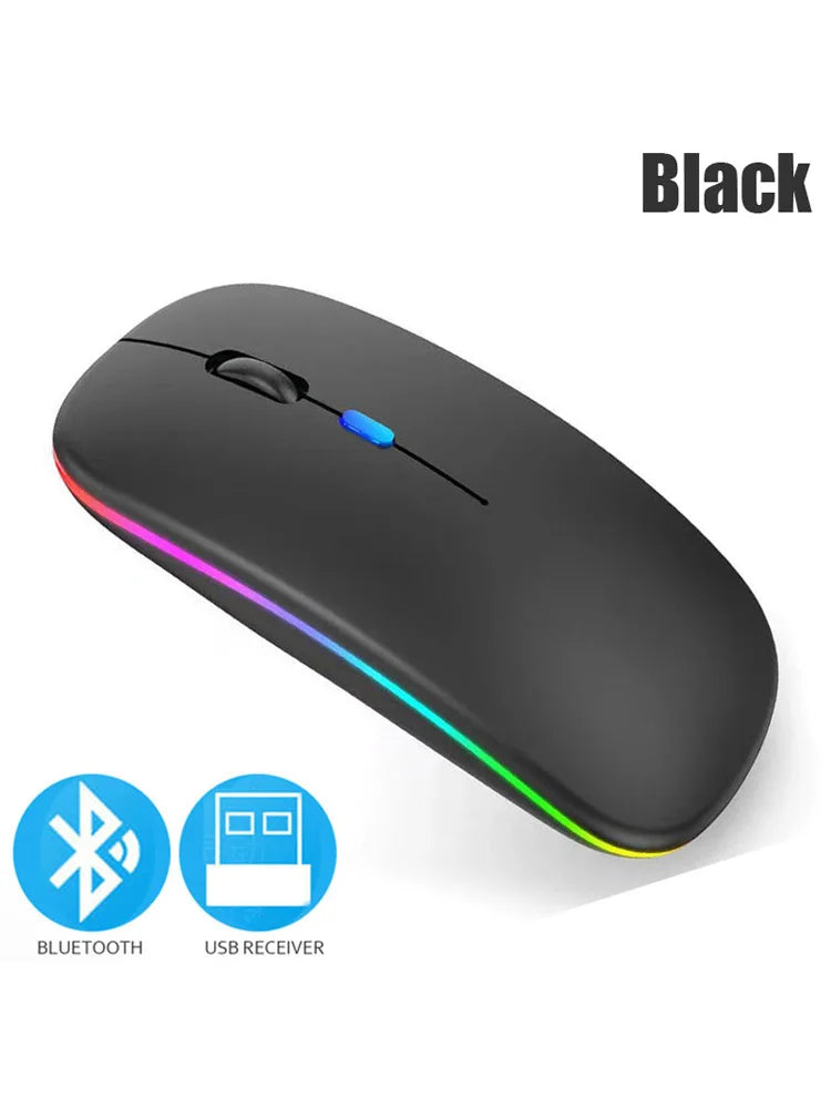 Souris sans fil Bluetooth – Silencieuse et universelle.