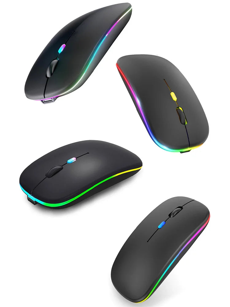 Souris sans fil Bluetooth – Silencieuse et universelle.