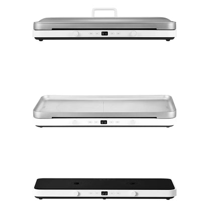 Double-cuisinière Cuisson a 2200W avec Plateau de Cuisson Plaque de Cuisson Électrique haute puissance.