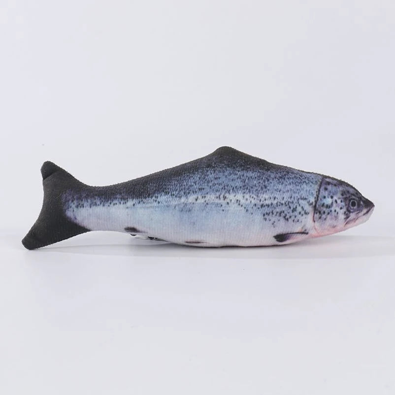 Jouet poisson interactif pour chat — Peluche stimulante et amusante