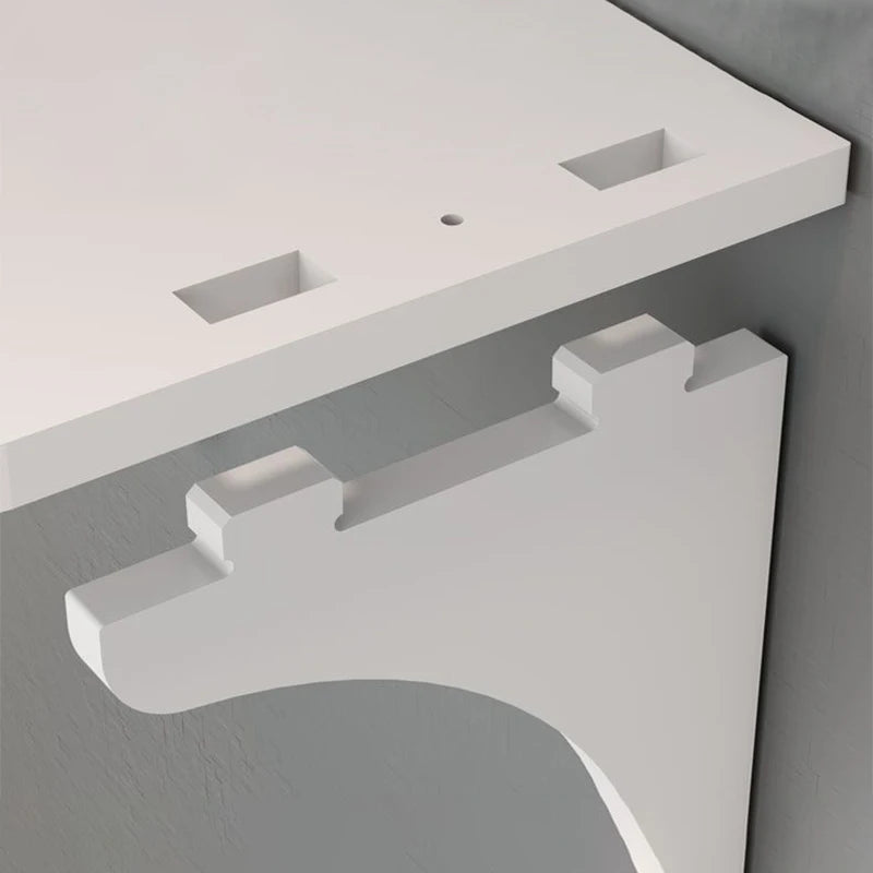 Étagère murale flottante avec crochet pour routeur, caméra, multiprise, projecteur, décodeur, support de rangement suspendu, organisateur pour la maison et le bureau