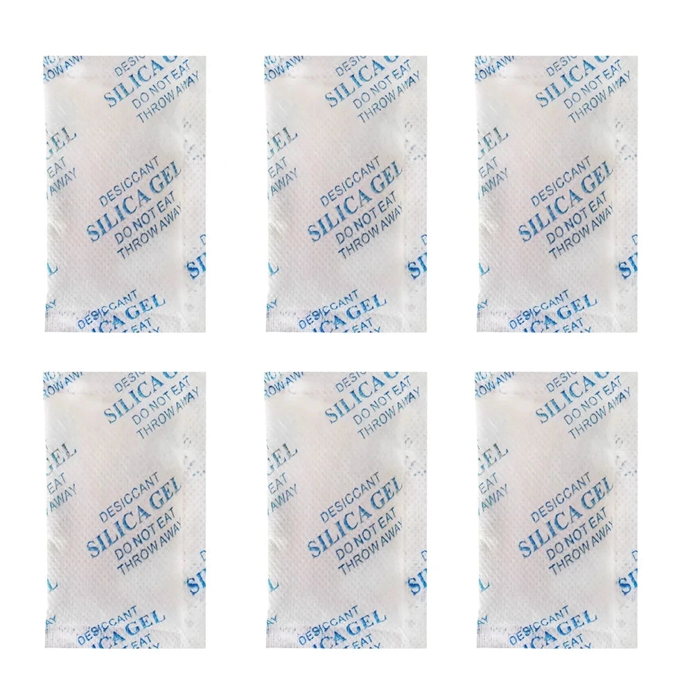 Sachets Anti-Humidité Non Toxiques – Gel de Silice 2/5/10/20g pour Pièces à Vivre et Cuisine