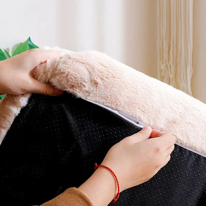 Canapé-lit ultra doux pour chat et petit chien — Nid confortable hiver & détente