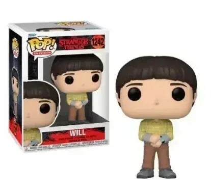 Figurine Funko Pop Stranger Things Eleven n° 523, 826 et 827 (Max Mayfield), n° 552 (Steve Harrington), n° 554 (Will Byers), n° 1783 et 1786 (Démogorgon).