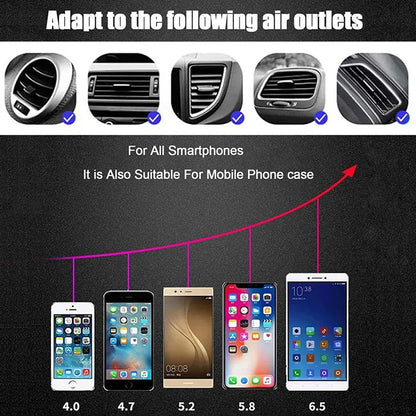 Support téléphone voiture avec chargeur sans fil — Fixation automatique intelligente 🚗