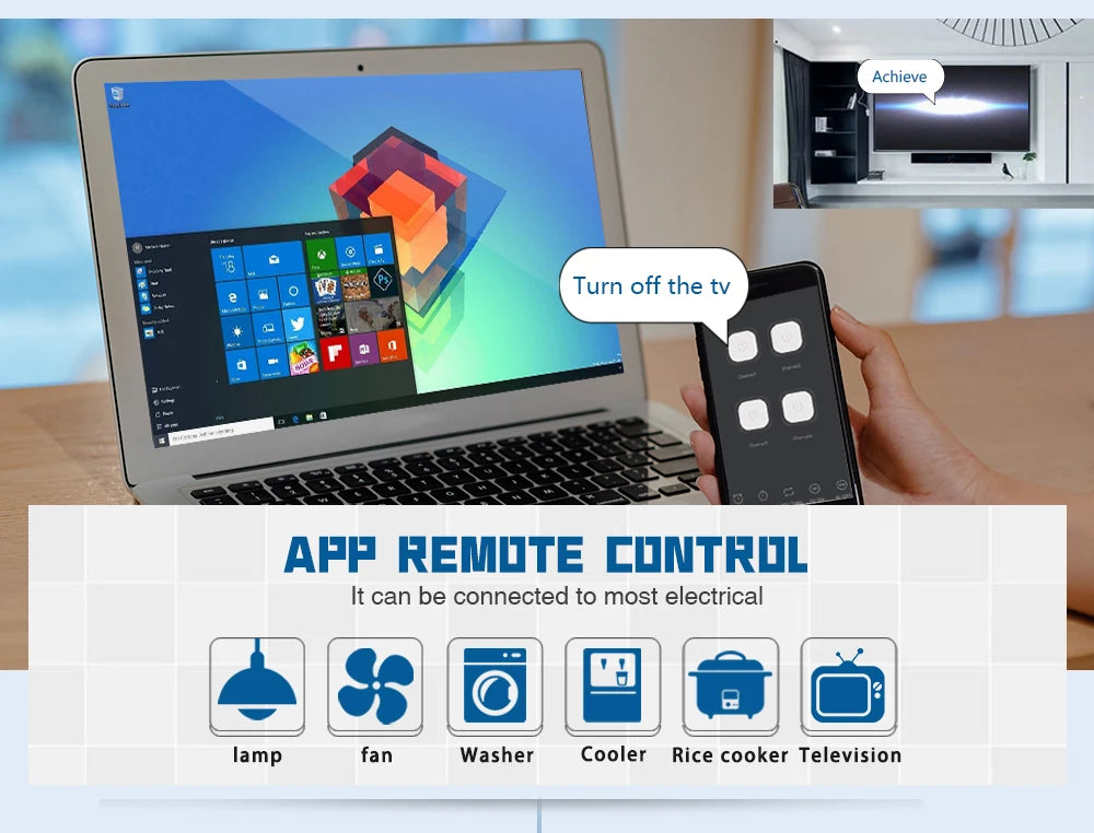 Module relais Tuya 4 sorties – commande distance & automatisation