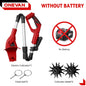 Motoculteur Électrique ONEVAN 1600W Sans Fil – Puissant, Silencieux, Idéal pour Jardin et Potager (Brushless + Double Lame)