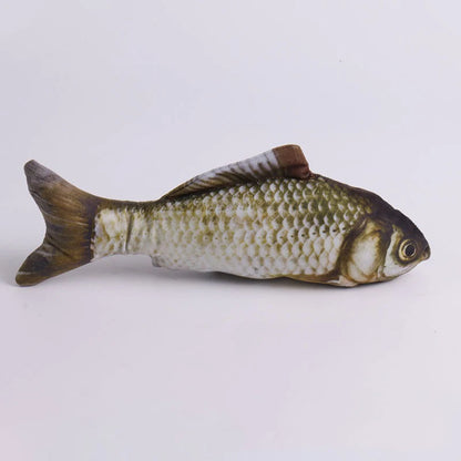 Jouet poisson interactif pour chat — Peluche stimulante et amusante