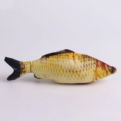 Jouet poisson interactif pour chat — Peluche stimulante et amusante