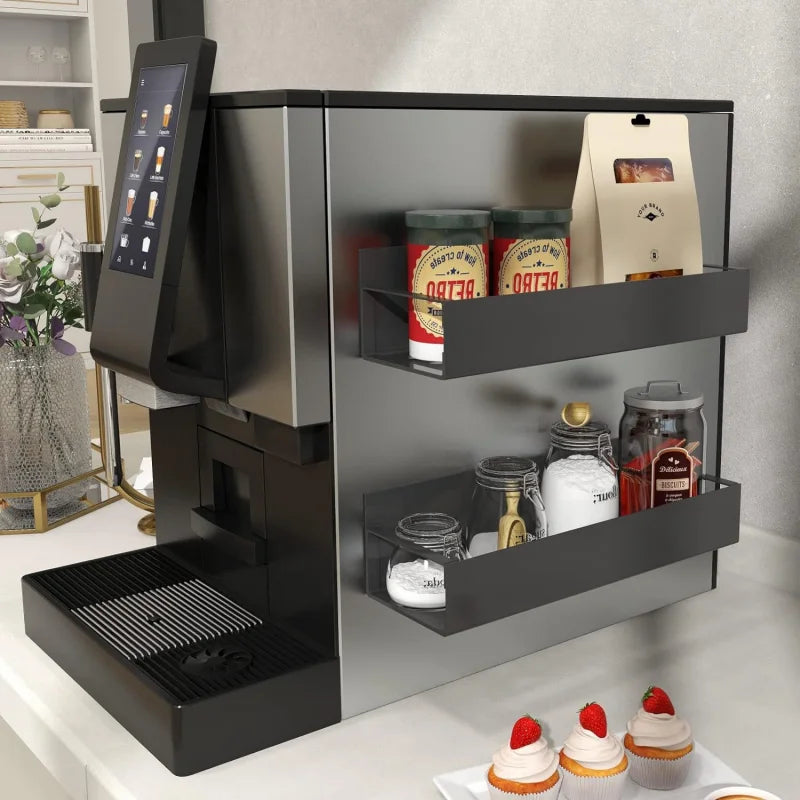 Étagère magnétique pour frigo – rangement épices gain de place.