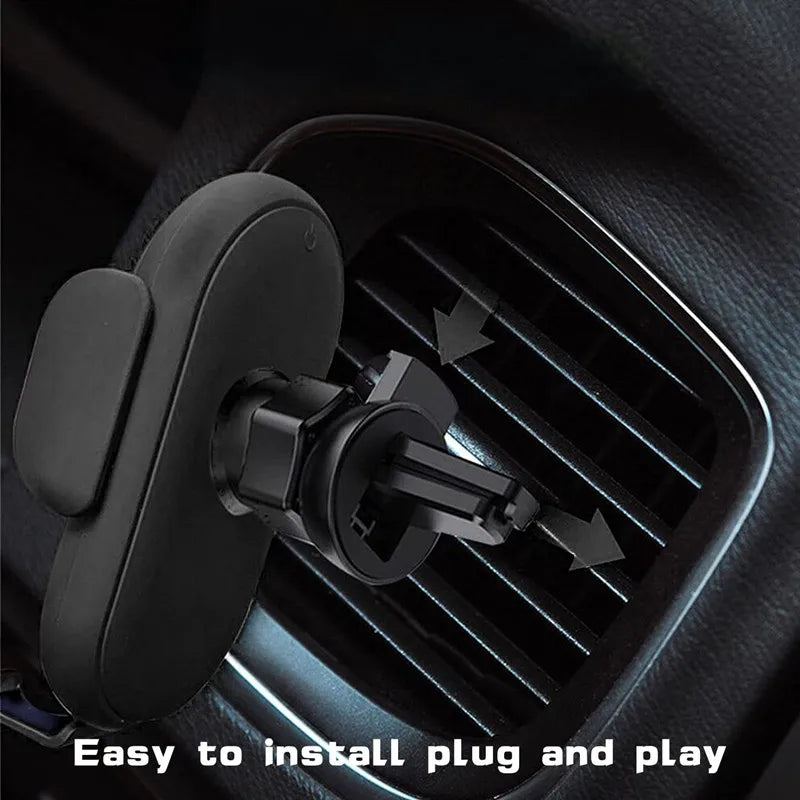 Support téléphone voiture avec chargeur sans fil — Fixation automatique intelligente 🚗