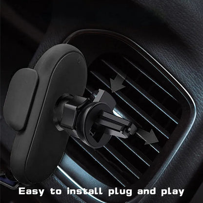 Support téléphone voiture avec chargeur sans fil — Fixation automatique intelligente 🚗