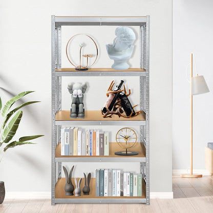 Étagère métallique robuste 5 niveaux réglables — Rack de stockage garage haute capacité