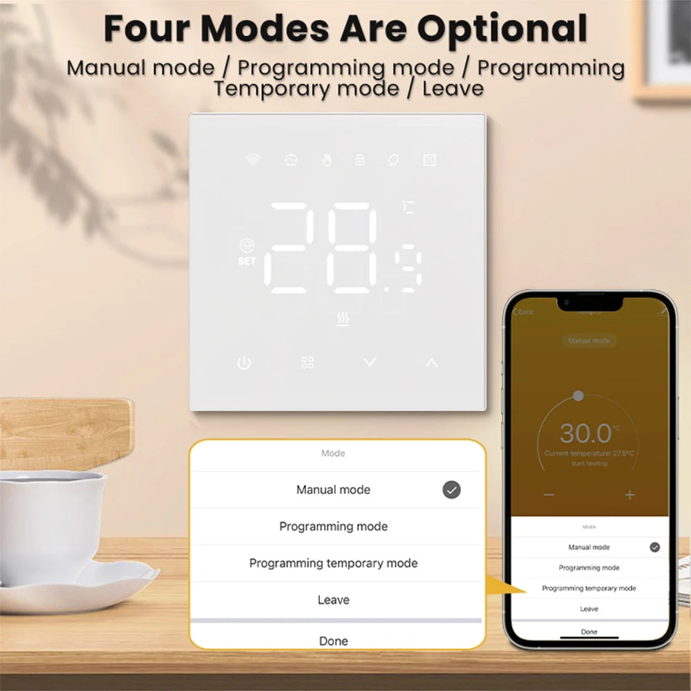 Thermostat Wi‑Fi intelligent – économie d’énergie facile.