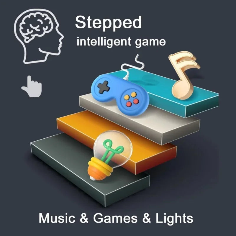 Jeu électronique musical lumineux — Puzzle sensoriel portable