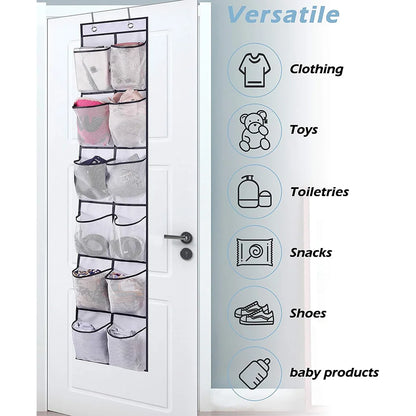Organisateur chaussures suspendu — Gain de place instantané (12 poches)