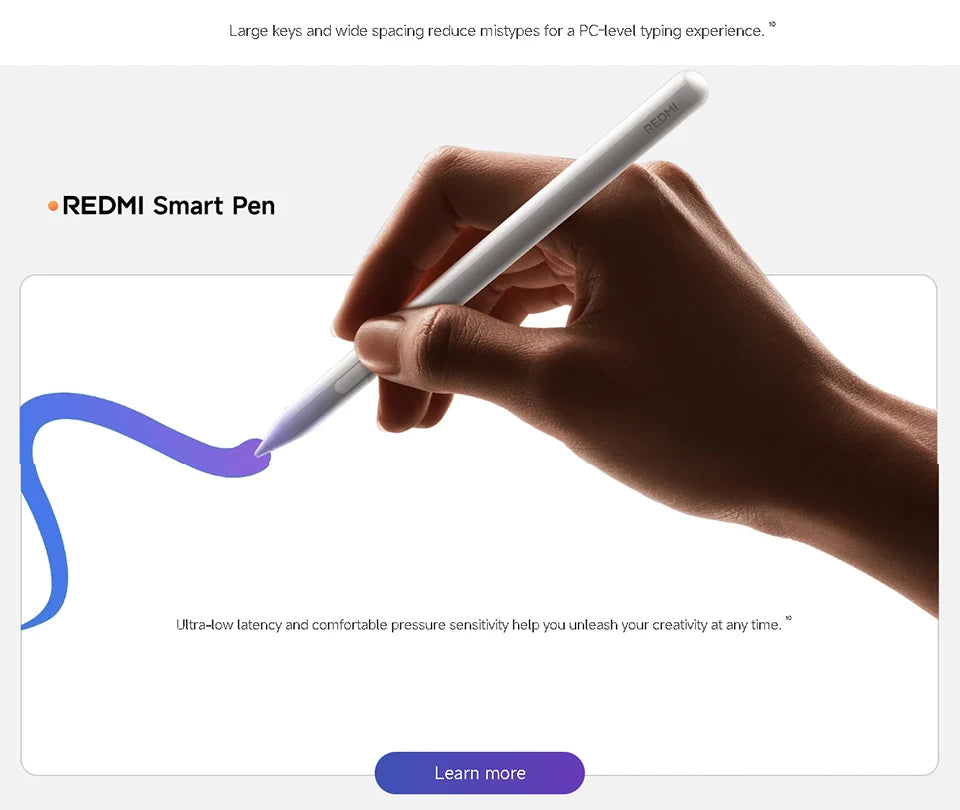 Xiaomi Redmi Pad 2 Pro Version Globale, écran 12,1" 2,5K haute définition, batterie 12 000 mAh, charge rapide 33 W, processeur Snapdragon 7s Gen 4.