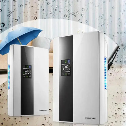 Déshumidificateur et purificateur d'air intelligent 2 en 1 avec filtre HEPA H13, ultra-silencieux (25 dB) pour grandes chambres/sous-sols, télécommande/minuterie/mode automatique