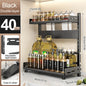 Organisateur à épices modulable — Étagère de rangement cuisine compacte et réglable