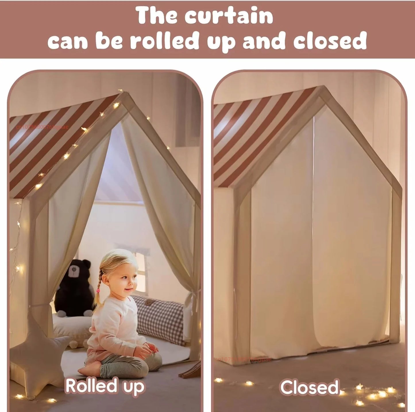 Tente pour enfants, intérieure et extérieure, grande cabane de jeu pour enfants, jouets