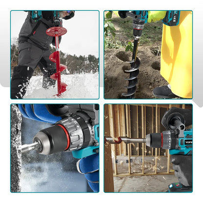 Perceuse à percussion électrique sans balais YOFIDRA 700 N.M, visseuse sans fil, compatible avec les batteries Makita.