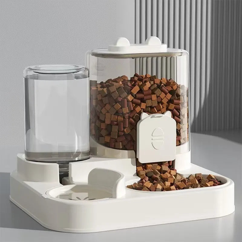 Gamelle automatique pour chats et chiens avec distributeur d’eau et nourriture