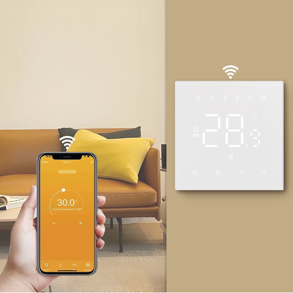 Thermostat Wi‑Fi intelligent – économie d’énergie facile.