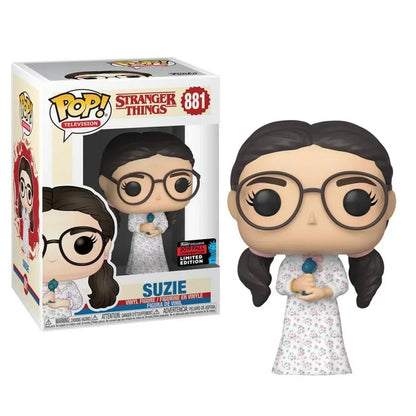 Figurine Funko Pop Stranger Things Eleven n° 523, 826 et 827 (Max Mayfield), n° 552 (Steve Harrington), n° 554 (Will Byers), n° 1783 et 1786 (Démogorgon).