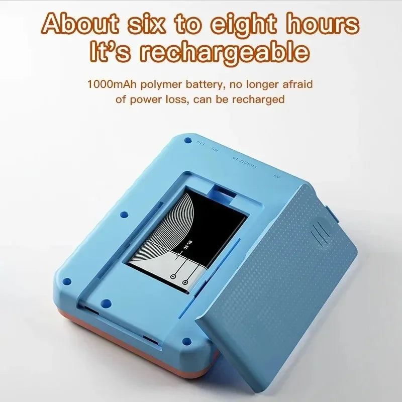 Console de jeux portable G5 avec 500 jeux rétro classiques, écran 3 pouces, manette de jeu portable, batterie rechargeable 1020 mAh, cadeau idéal pour les fêtes