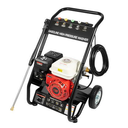 Karcher Pistolet de pulvérisation d’eau d’essence de nettoyeur haute pression, nettoyeur de saleté 7.5HP Puissant, 170-190Bar