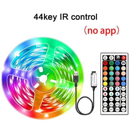Bande LED RGB multicolore — Éclairage d’ambiance personnalisable avec télécommande