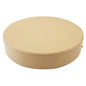 Coussin rond pratique en cuir, épais et doux, rembourré, lavable et imperméable.