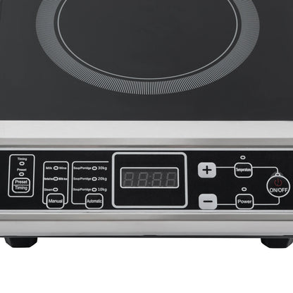 Plaque de cuisson à induction 3500 W, réglable, professionnelle, avec technologie de chauffage IGBT
