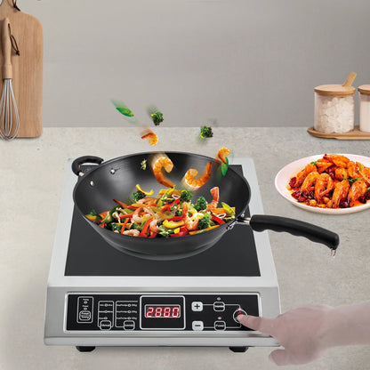 Plaque de cuisson à induction 3500 W, réglable, professionnelle, avec technologie de chauffage IGBT