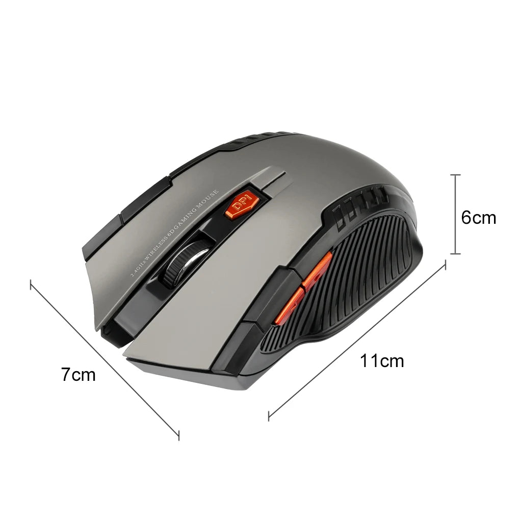 Souris sans fil 6 boutons – Pour PC et laptop facilement.