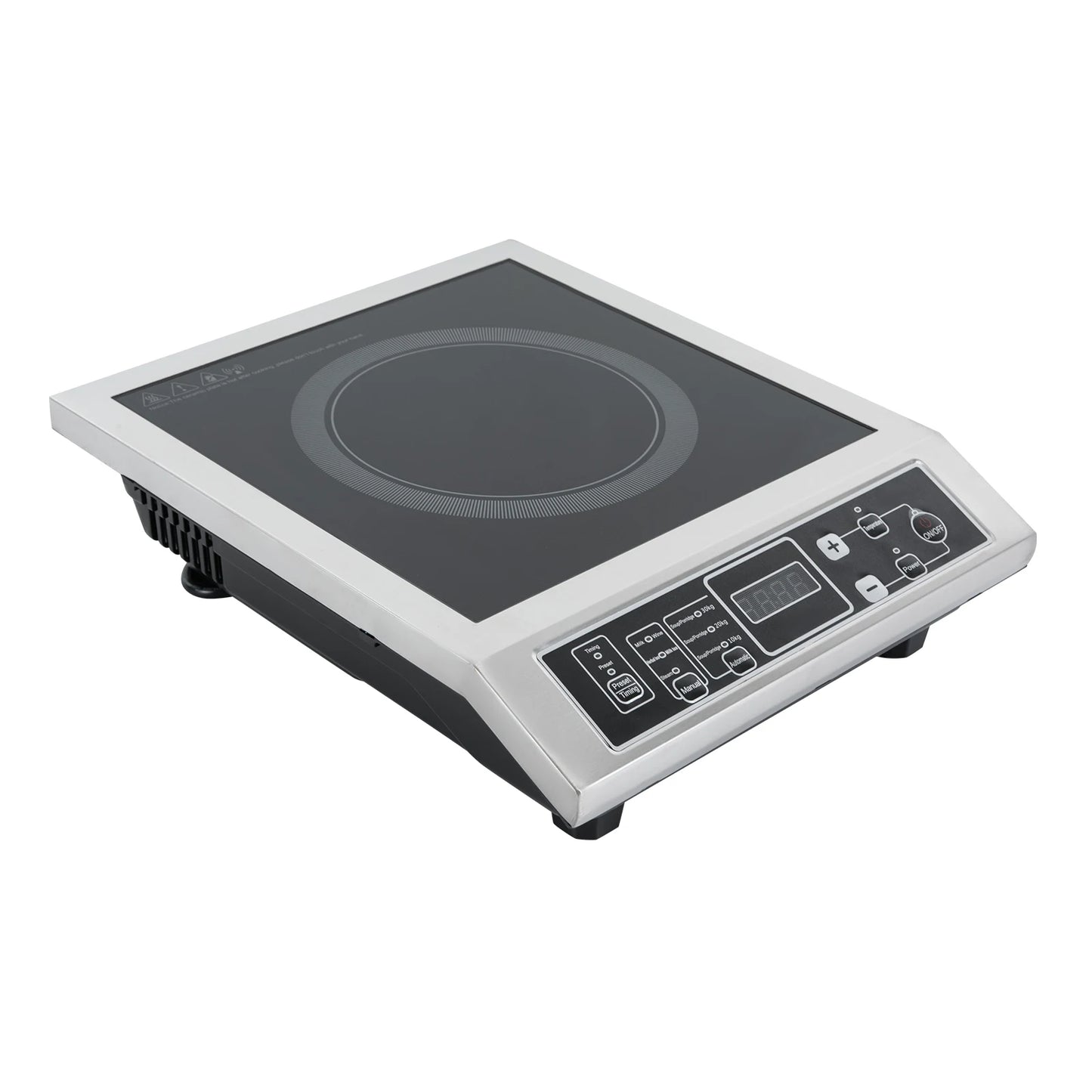 Plaque de cuisson à induction 3500 W, réglable, professionnelle, avec technologie de chauffage IGBT