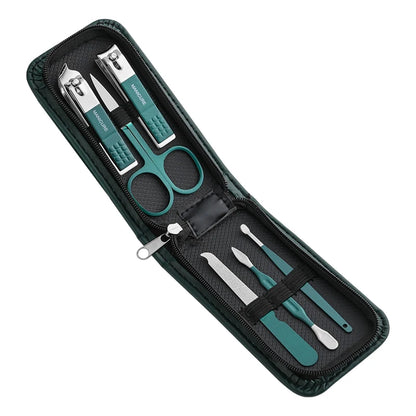Kit manucure 6 pièces en acier inoxydable — Compact et complet