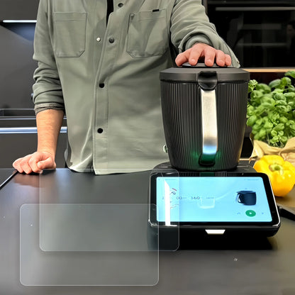 Protection d'écran TM7 compatible avec Thermomix TM7 en verre trempé pour blender et accessoires de cuisine