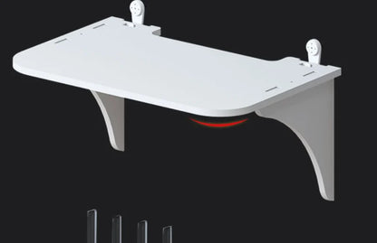 Étagère murale flottante avec crochet pour routeur, caméra, multiprise, projecteur, décodeur, support de rangement suspendu, organisateur pour la maison et le bureau