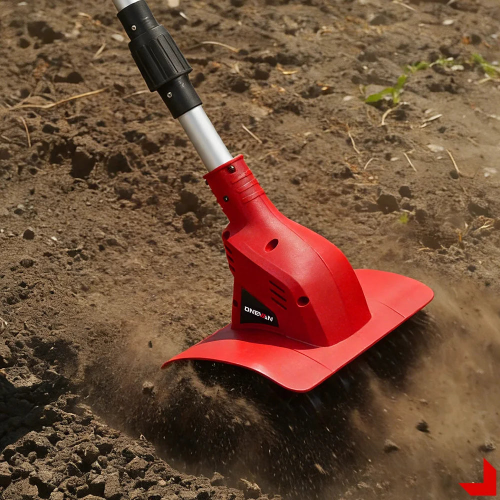 Motoculteur Électrique ONEVAN 1600W Sans Fil – Puissant, Silencieux, Idéal pour Jardin et Potager (Brushless + Double Lame)