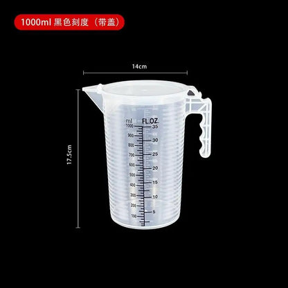 Tasse Mesureuse Multi-Usage – Plastique Épais, Graduation Précise, Pour Cuisine et Expériences