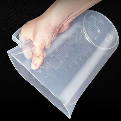 Tasse Mesureuse Multi-Usage – Plastique Épais, Graduation Précise, Pour Cuisine et Expériences