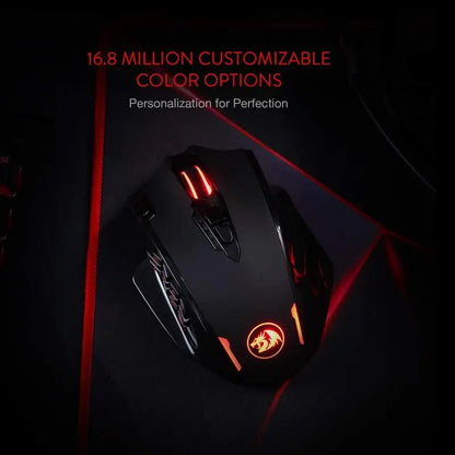 Souris gaming Redragon M913 – 16 000 DPI, RGB, 16 boutons.