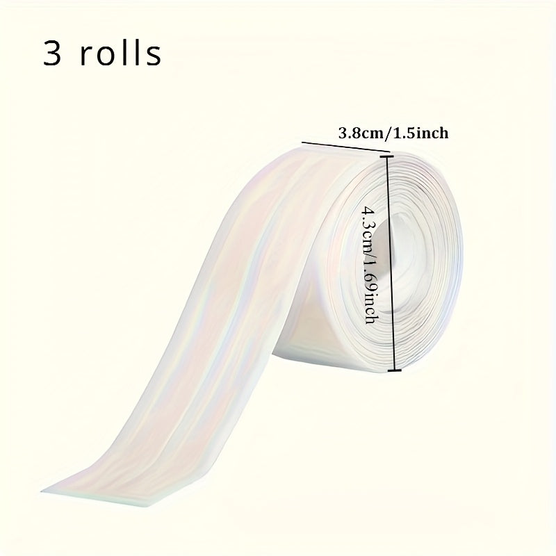 Ruban adhésif imperméable cuisine & salle de bain – Lot de 3 rouleaux anti-fuites