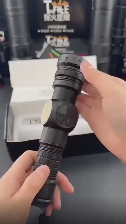 Lampe torche LED rechargeable magnétique — Ultra puissante et compacte