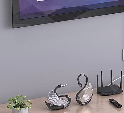 Étagère murale flottante avec crochet pour routeur, caméra, multiprise, projecteur, décodeur, support de rangement suspendu, organisateur pour la maison et le bureau